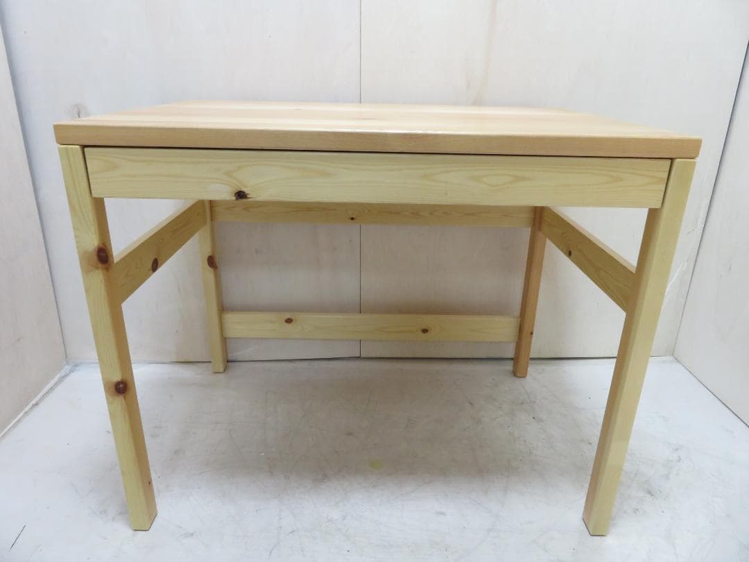 無印良品 MUJI パイン材デスク 机 幅86cm 奥行58cm
