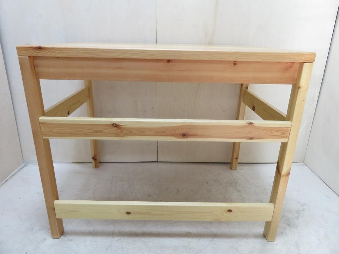 無印良品 MUJI パイン材デスク 机 幅86cm 奥行58cm