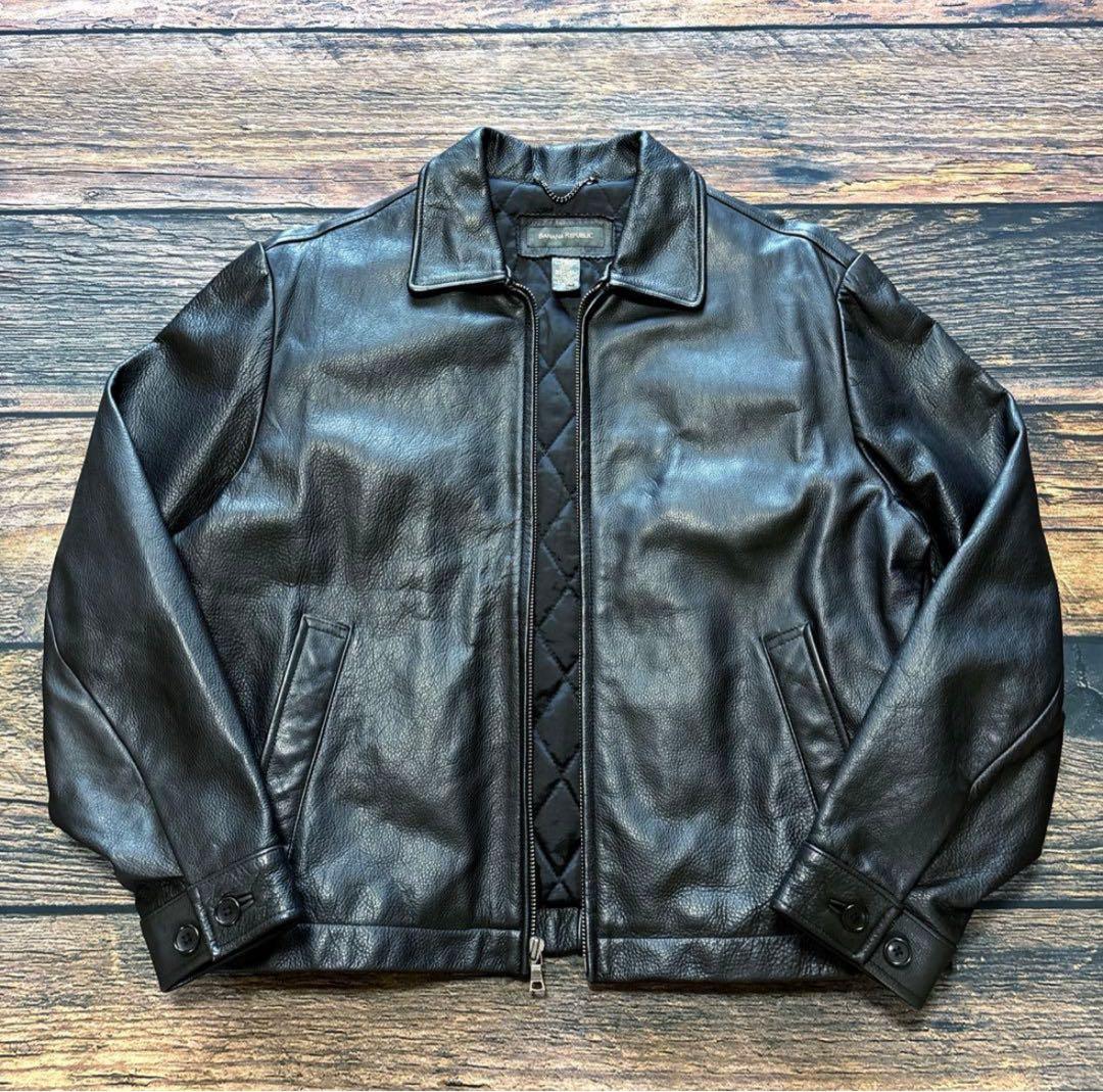 【本日限りの出品】BANANA REPUBLIC レザージャケット　sacai似