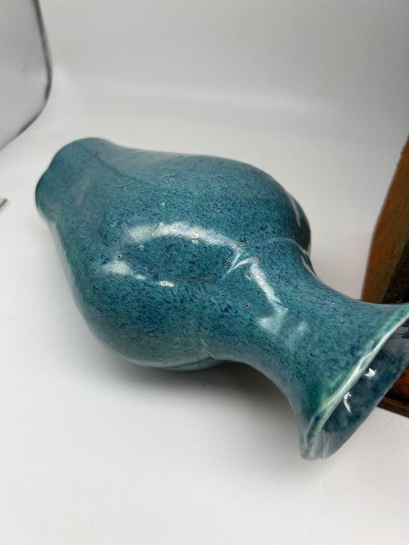 中国大清雍正爐鈞釉梅瓶唐物古美術品　江戸アンティーク骨董コレクション青磁
