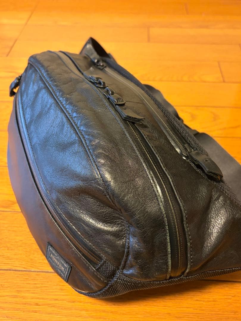 PORTER ポーター ZOOM ズーム レザー ウエストバッグ ボディバッグ