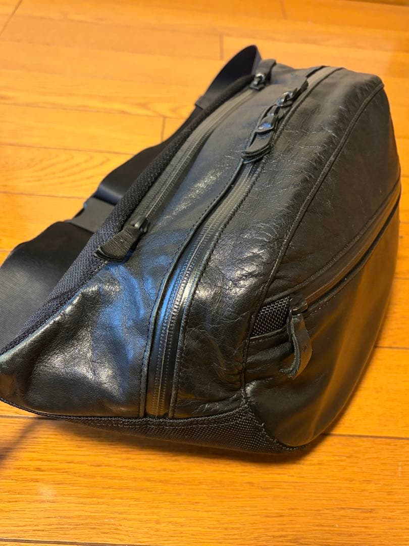 PORTER ポーター ZOOM ズーム レザー ウエストバッグ ボディバッグ