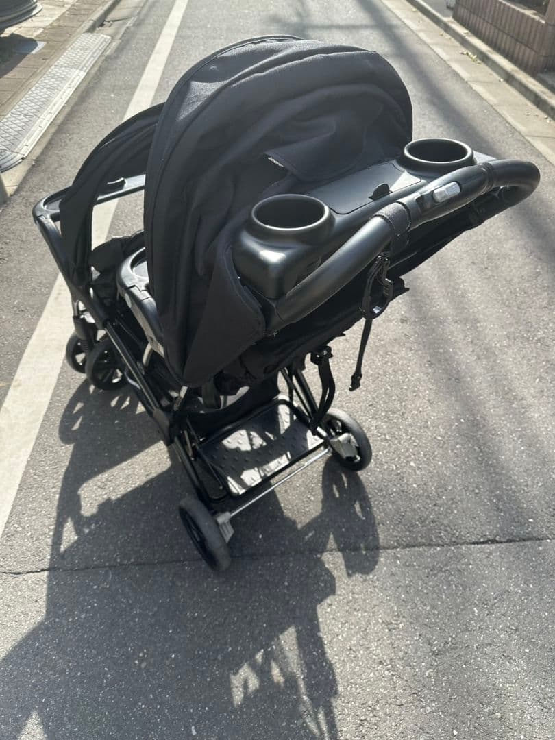【美品】カトージ 2人でゴーDX／使用2回のみ／付属品完備