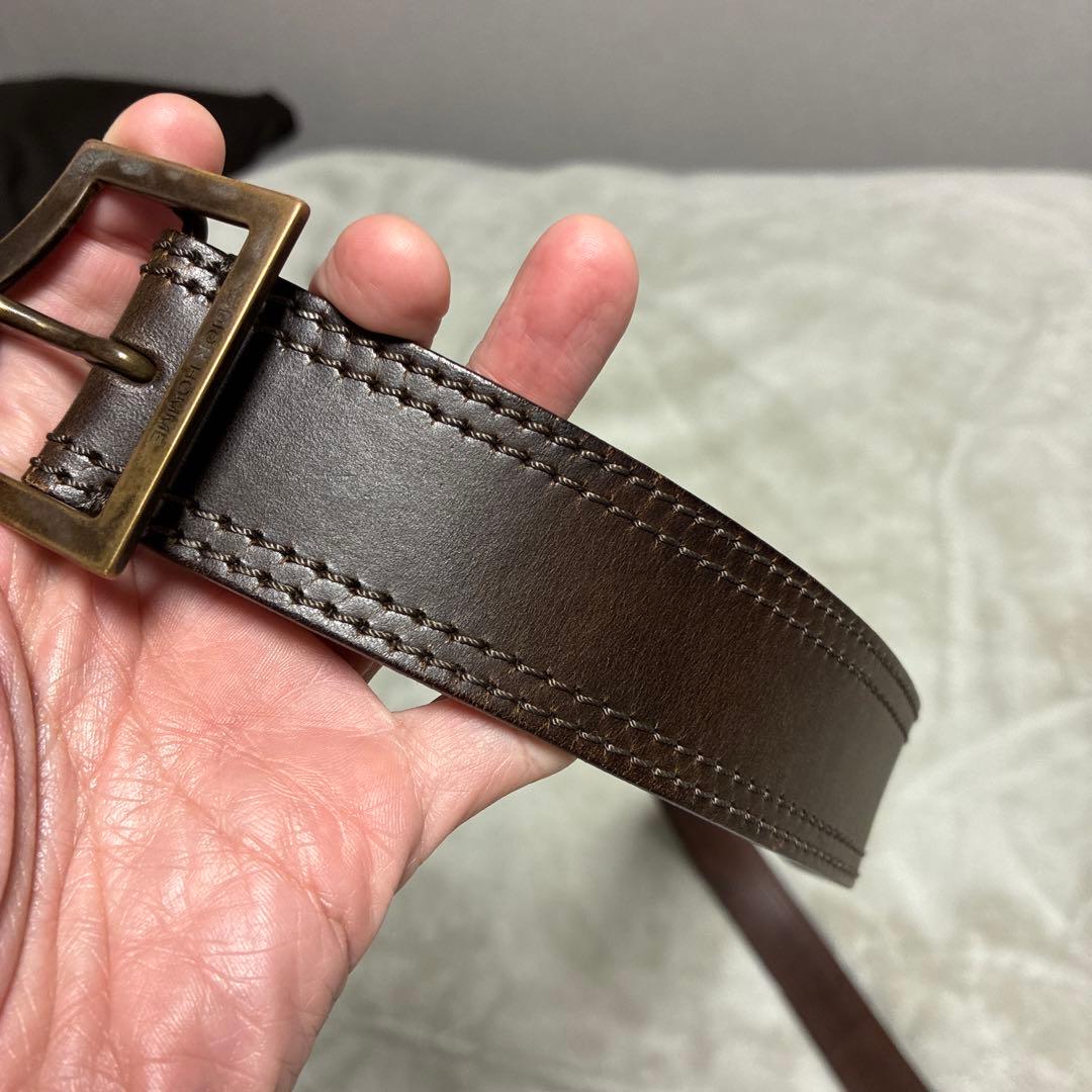 Dior Homme ブラウンレザーベルト