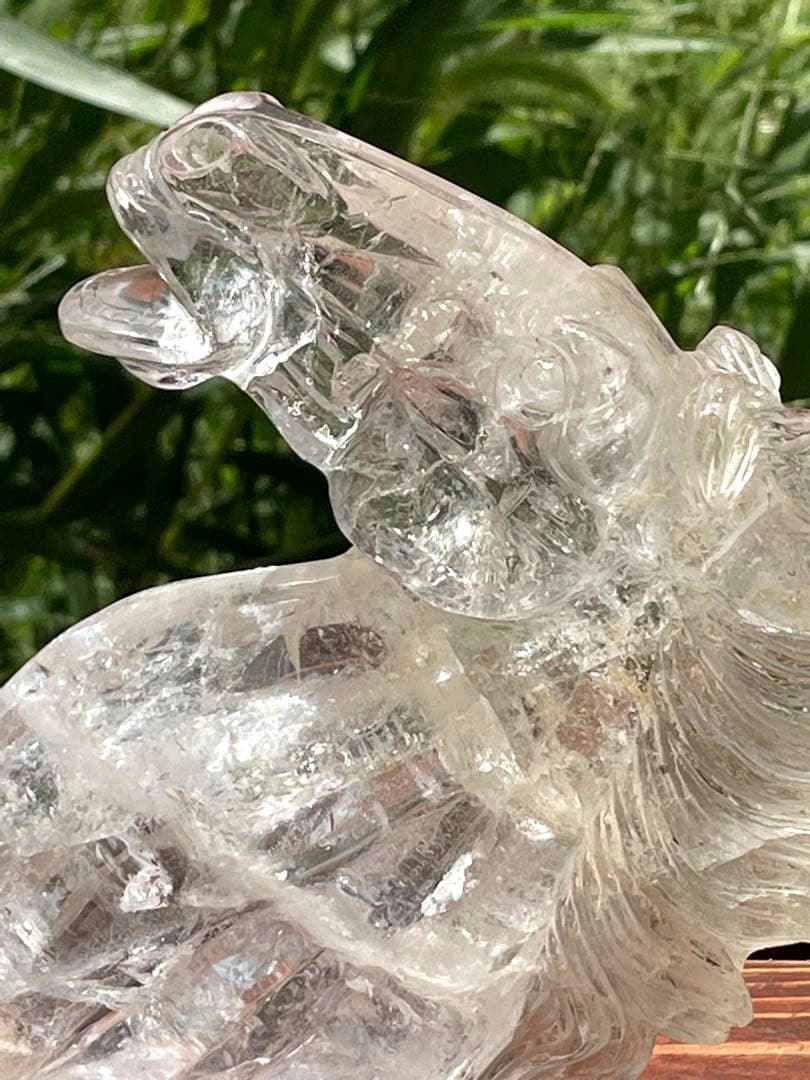 ‪☆水晶〖馬〗置物☆天然石‪☆新品、未使用☆送料無料
