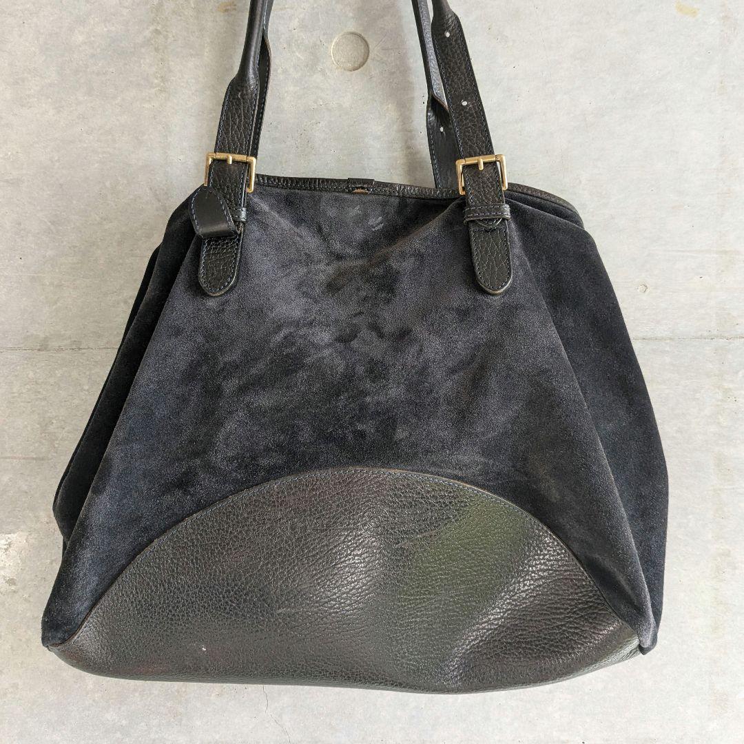 Felisi オールレザートートバッグ 15/25 ネイビー