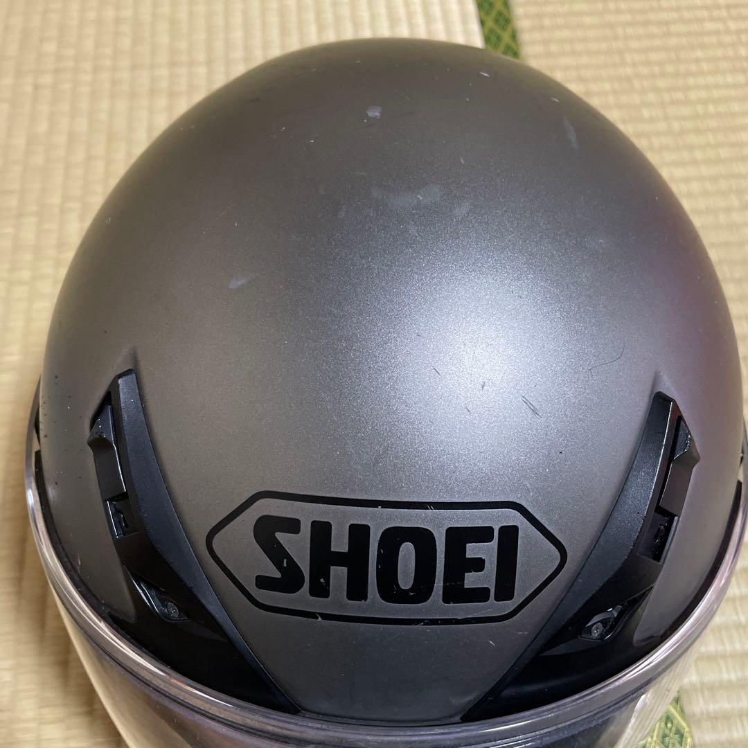 SHOEI フルフェイスヘルメット グレー　バイク グローブ付き