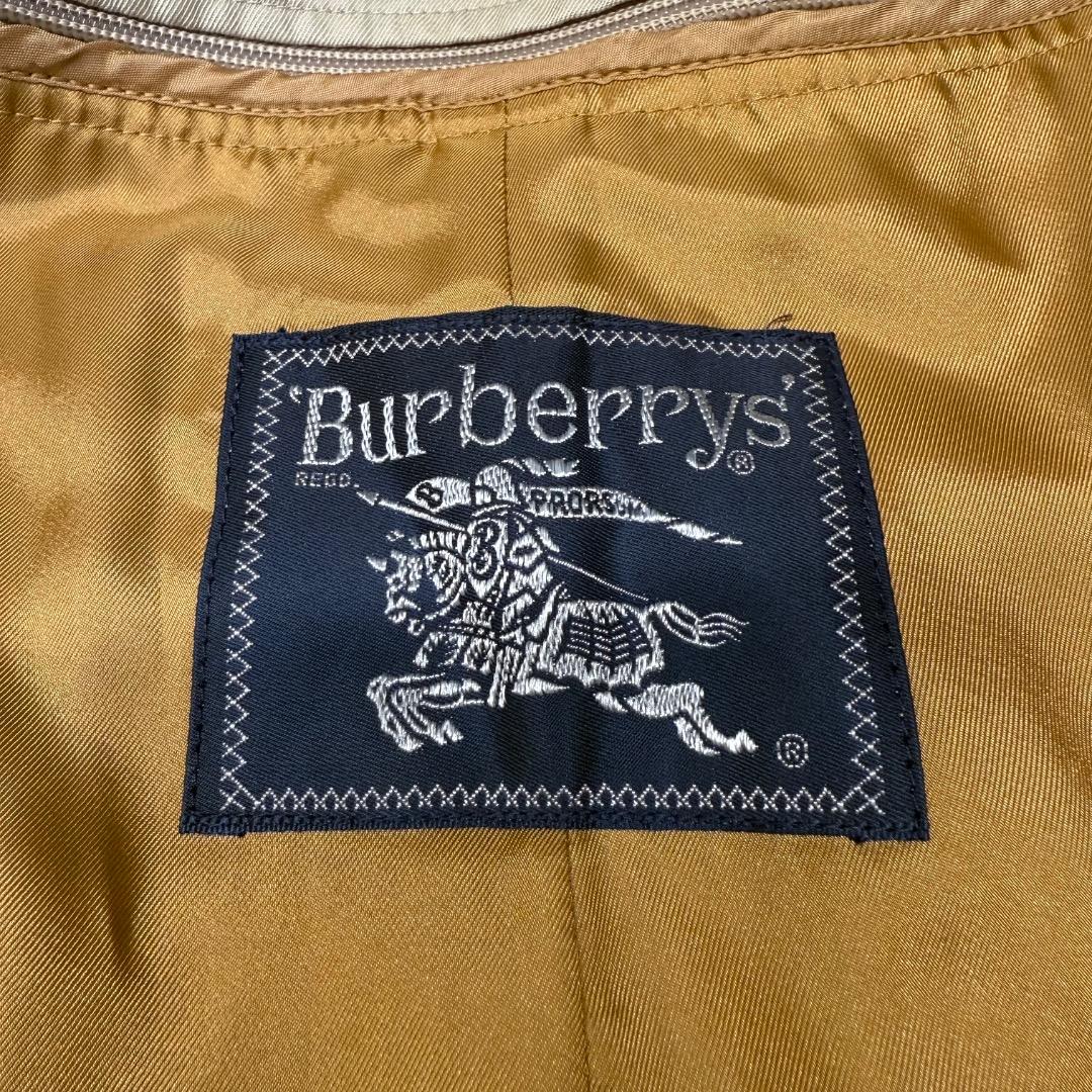 ◉Ad1001 Burberry ステンカラーコート クリーニング済 ネーム有