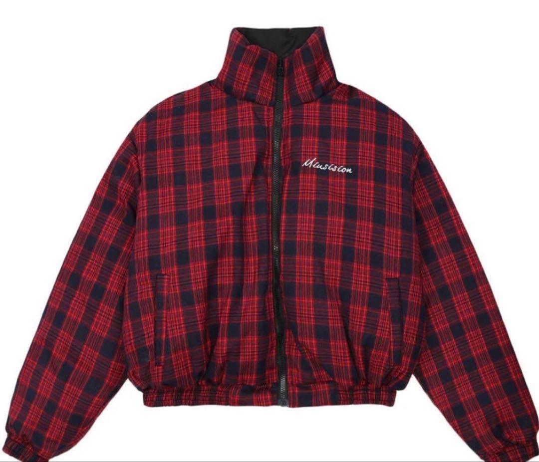mush wear リバーシブルショートダウン　black