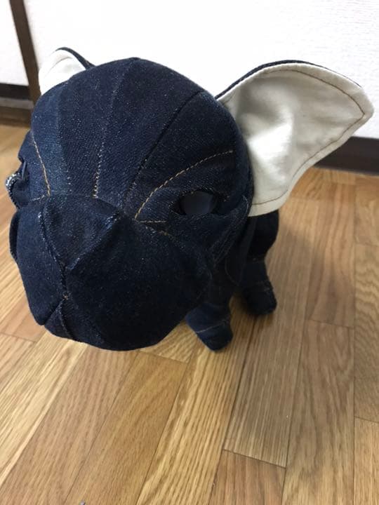 デニム地のぬいぐるみ