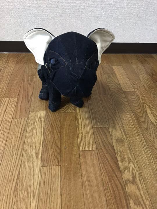 デニム地のぬいぐるみ