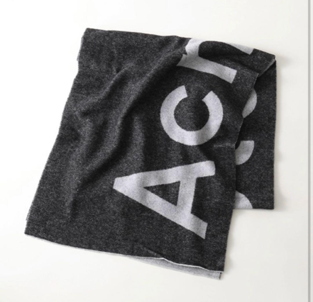 うさ木 アクネ ストゥディオズ Acne Studios ロゴ マフラー