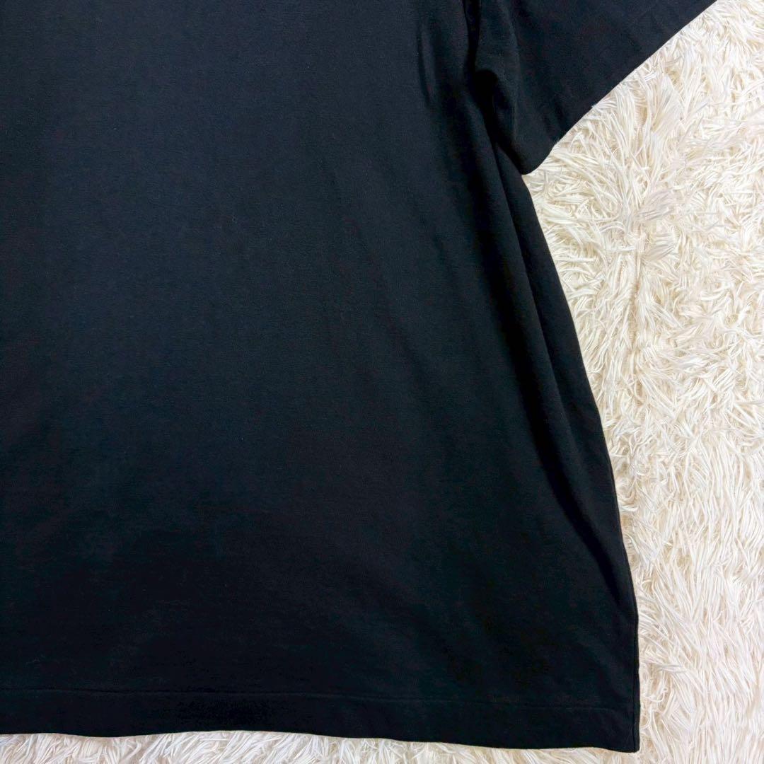 コムデギャルソンオムプリュス 刺繍Tシャツ 花柄 黒 L 日本製 AD2021