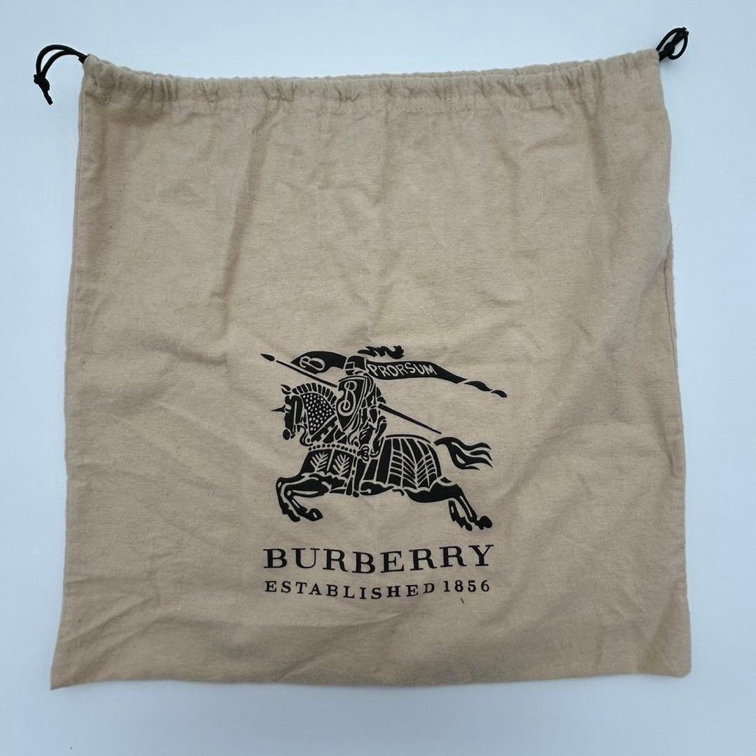 BURBERRY バーバリー ミニボストンバッグ チェック ブラウン 保存袋付き
