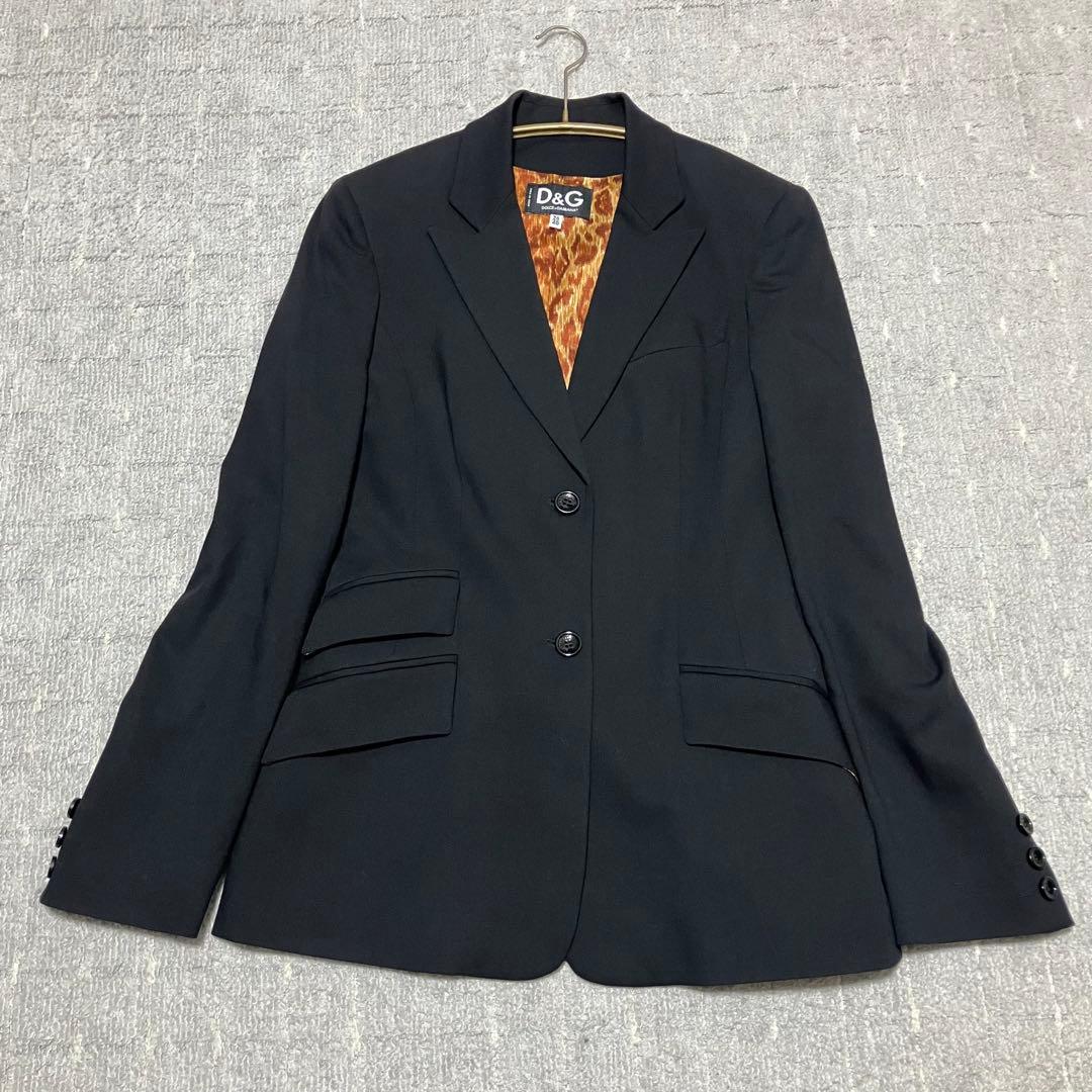 ドルチェ&ガッバーナ［セットアップ］スリーピース　スーツ　レオパード　サイズ40