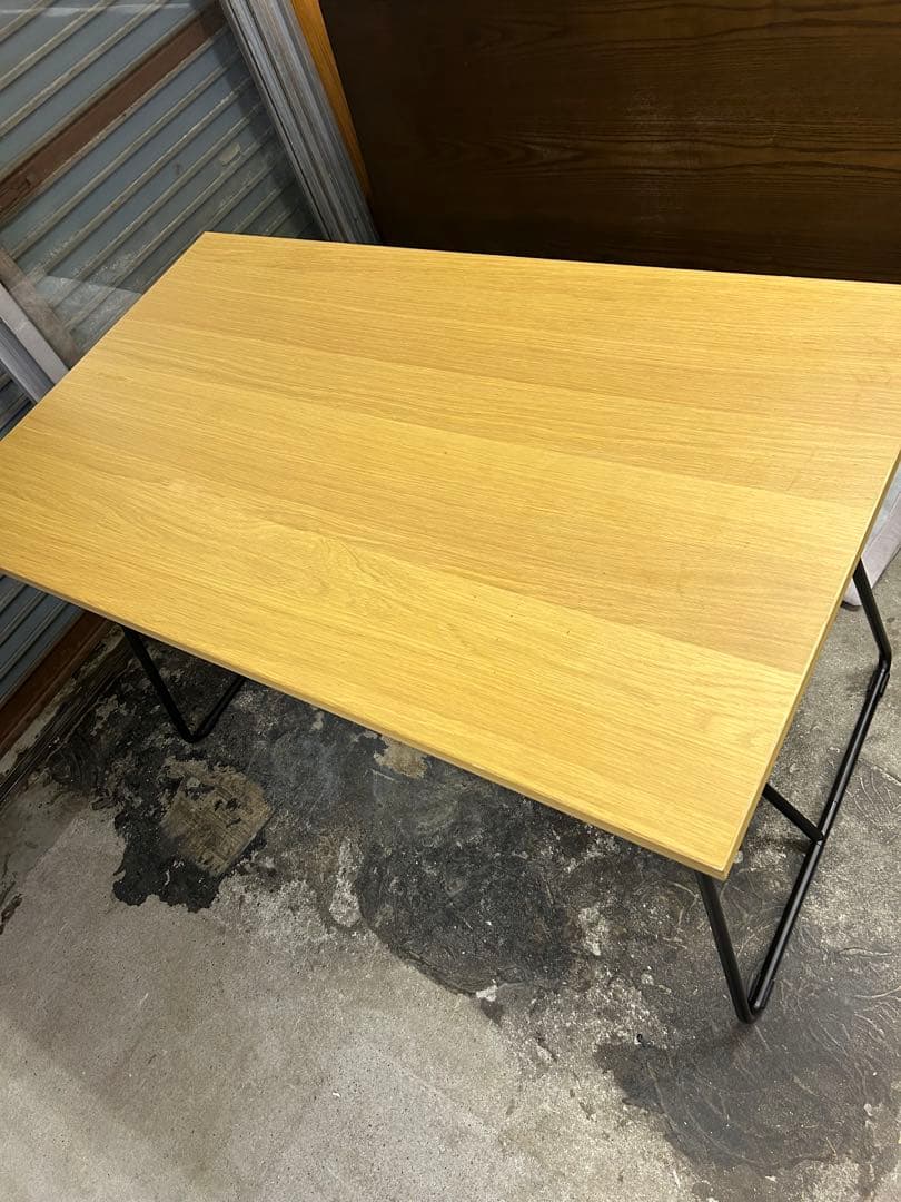 無印良品 木製折りたたみテーブル120cm