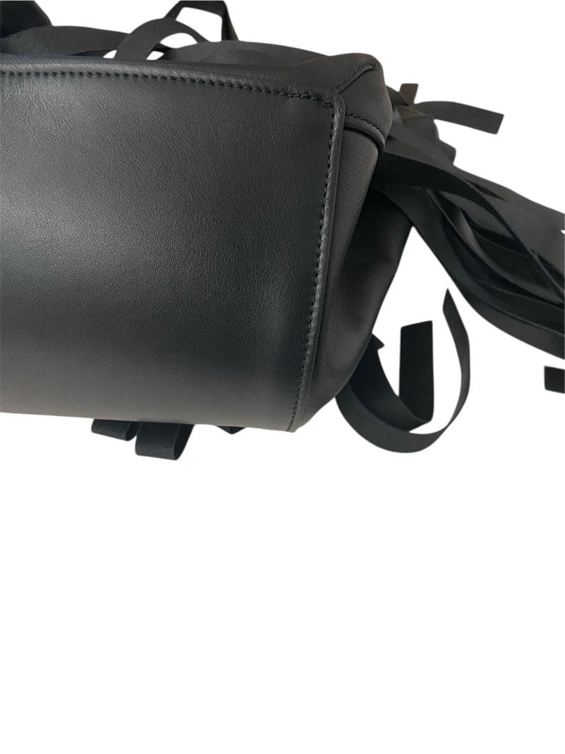 BALENCIAGA フリンジ レザー ランドリーカバ トートバッグ