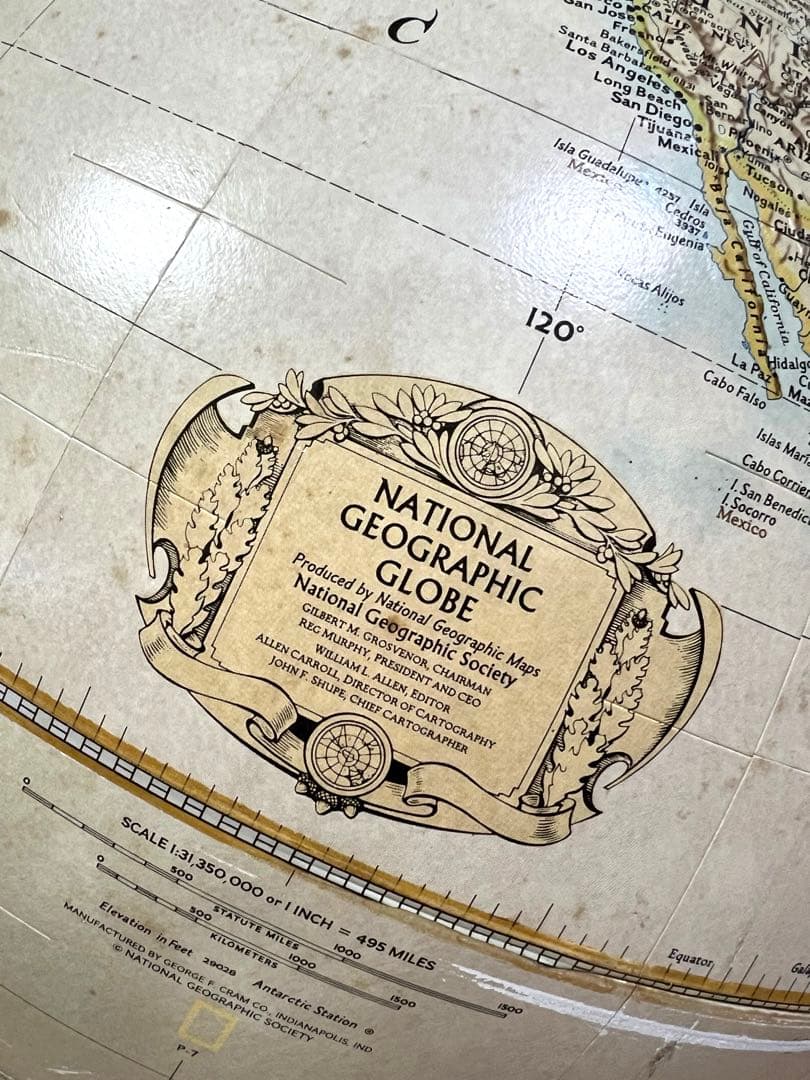National Geographic / ナショナルジオグラフィック 地球儀