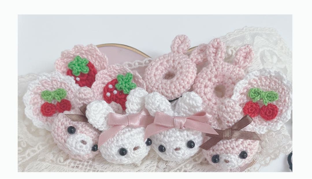 ハンドメイドベビーヘアクリップ　ヘアクリップ　yumi様