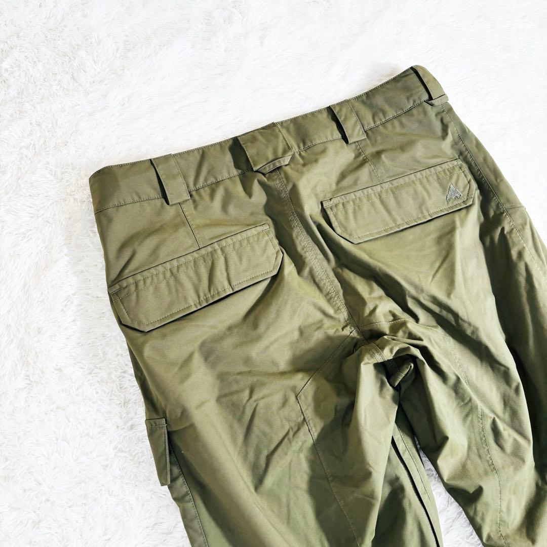658 美品✨BURTON バートン スノボウェア メンズ パンツ カーキ L