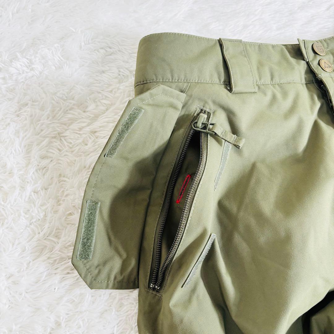 658 美品✨BURTON バートン スノボウェア メンズ パンツ カーキ L