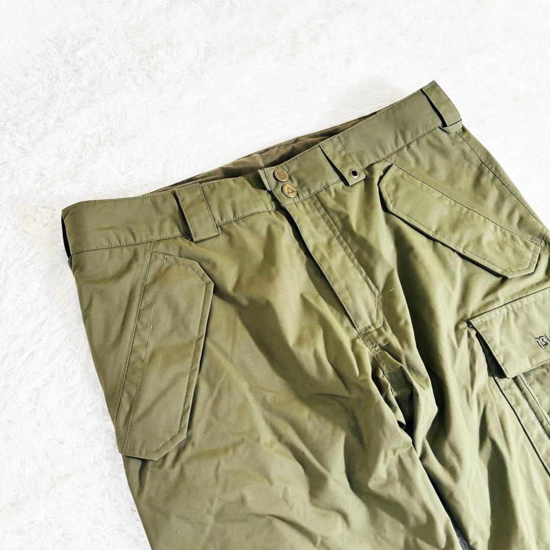 658 美品✨BURTON バートン スノボウェア メンズ パンツ カーキ L