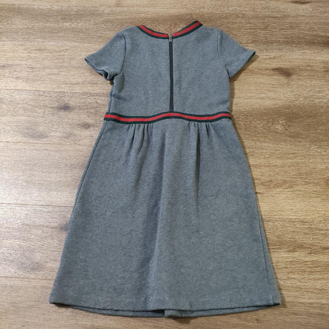GUCCI グッチ グレー 半袖ワンピース サイズ130 美品