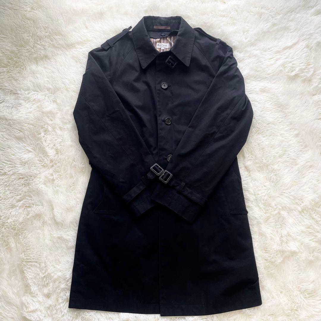 レオPaul Smith ポールスミス トレンチコート マルチストライプ
