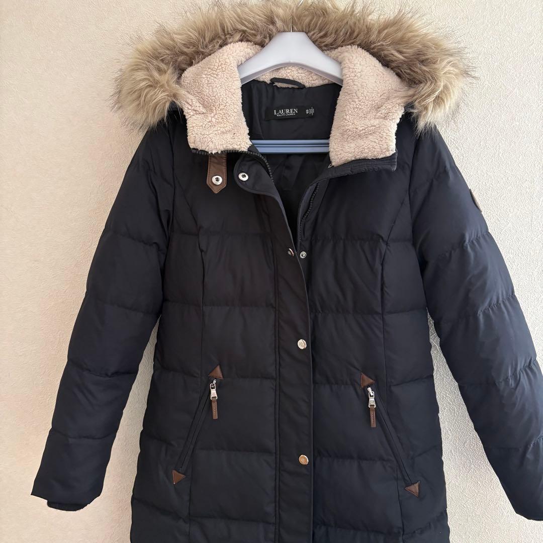 RALPH LAUREN ローレンラルフローレン　ファー　ボア　ダウン　コート