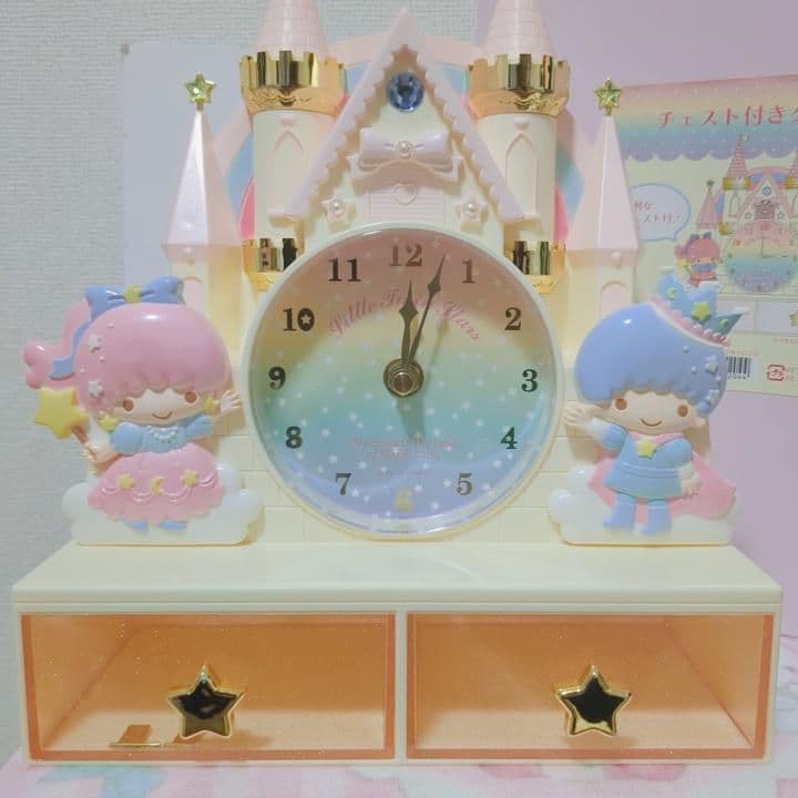 サンリオ　キキララ　チェスト付き　クロック　時計　2017年
