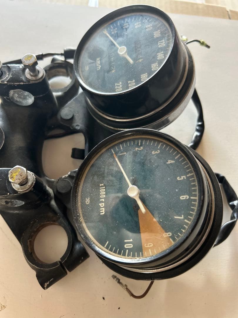 a*s様 【当時物】cb750k バイク スピードメーター タコメーターセット