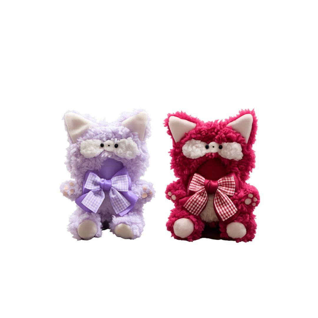 【2点セット】10-14cm 着ぐるみ　おすわり　ぬい服　オオカミさんセット