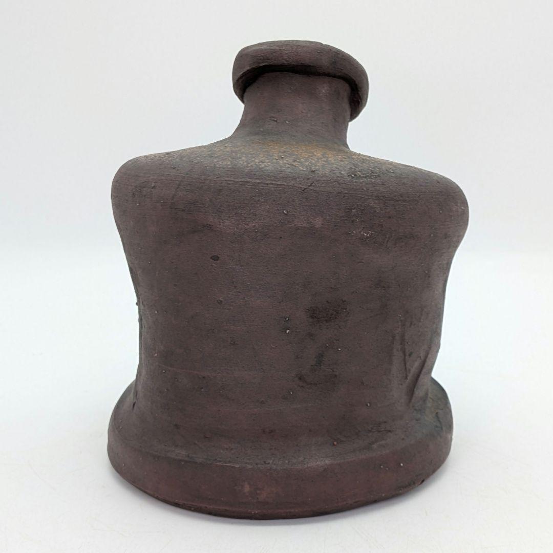 備前焼 古備前写変形花入 花器 フラワーベース 花瓶 置物 華道具 茶道具 蹲壺