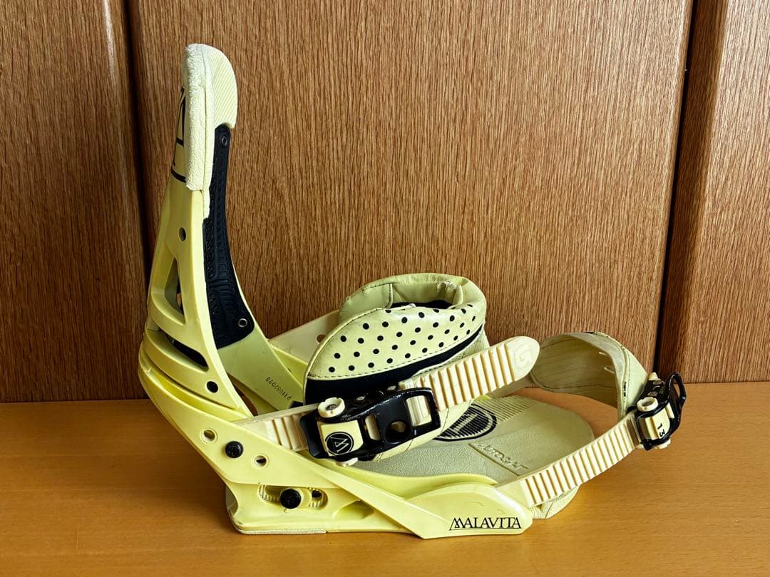 バートンBURTONバインディング【マラビータ（メンズS）】イエロー