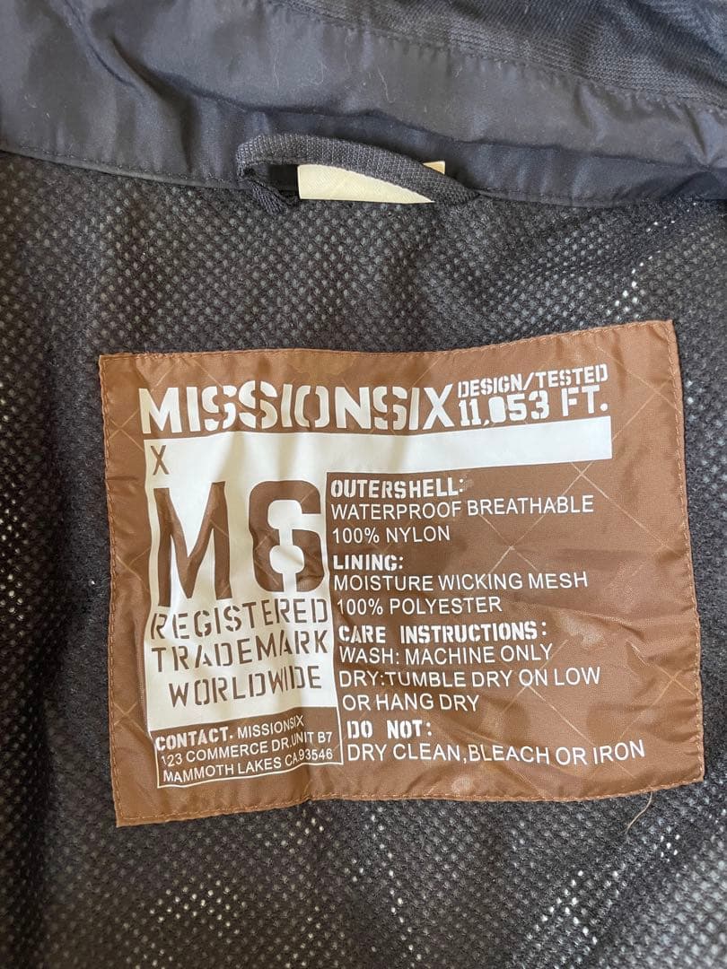 Mission Six ウェア スノボー