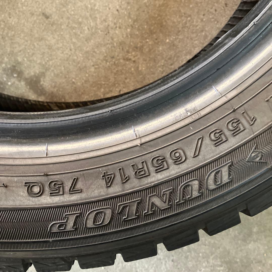 スタッドレスタイヤ 155/65r14 ４本