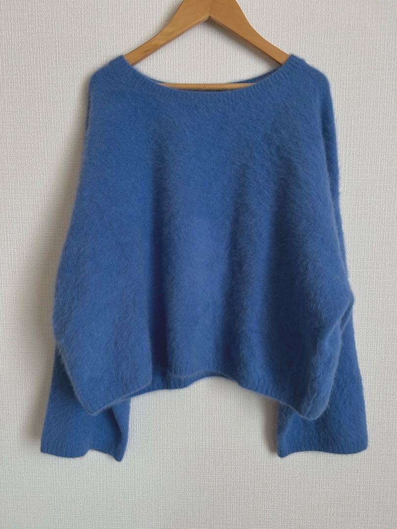 【美品】BABYLONE バビロンフォックスカシミヤニットプルオーバー