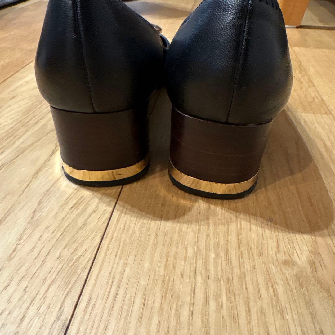 SALE★Tory Burch 黒 レザーパンプス25cm