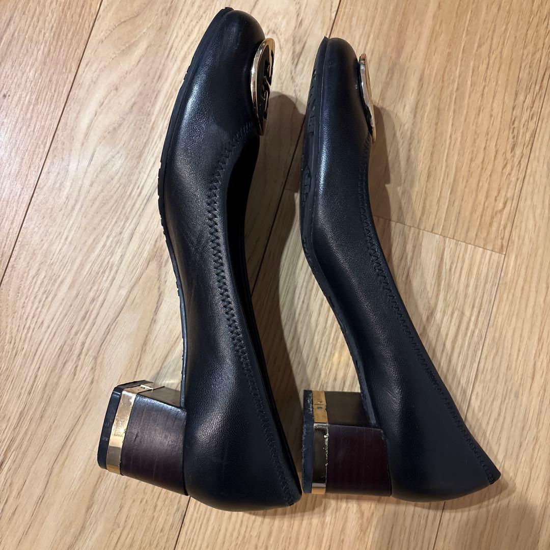 SALE★Tory Burch 黒 レザーパンプス25cm