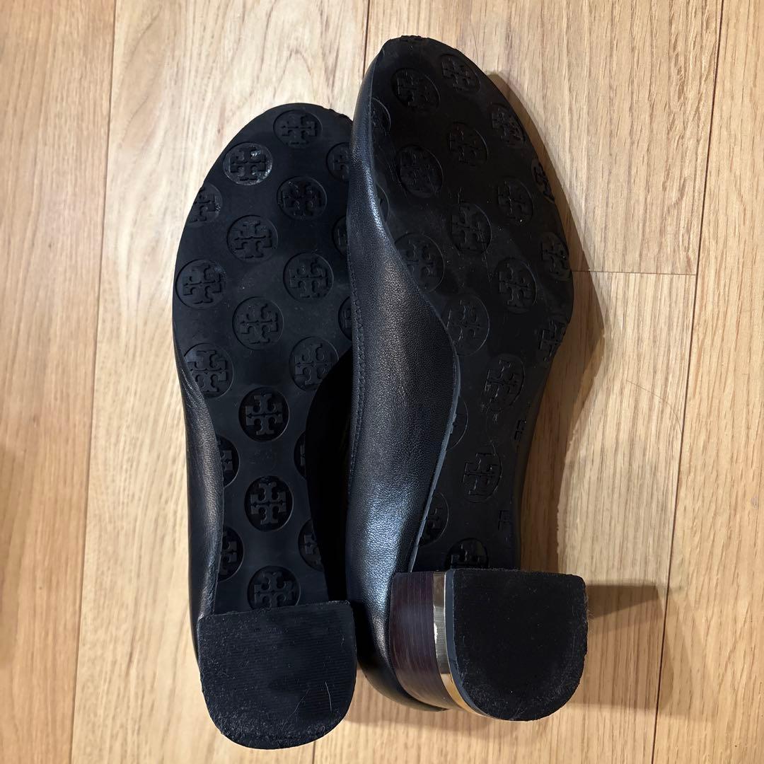 SALE★Tory Burch 黒 レザーパンプス25cm