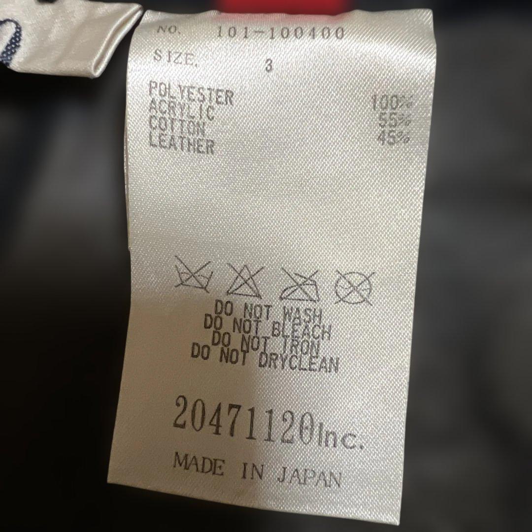 激レア20471170 変形異素材コンビブラウス　　タグ付き