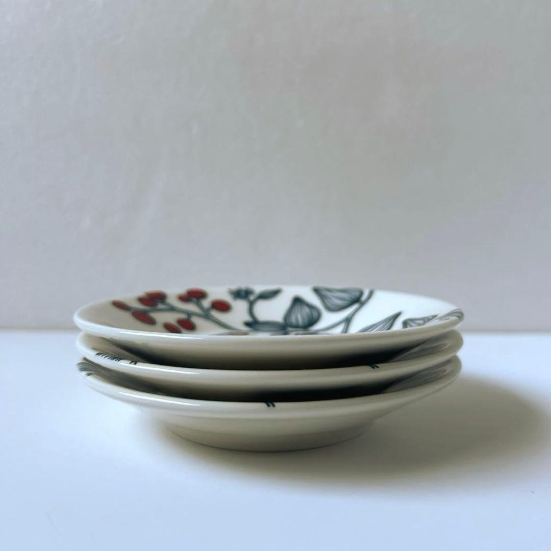 アラビア / ルノ プレート11.5cm フロストベリー 3枚