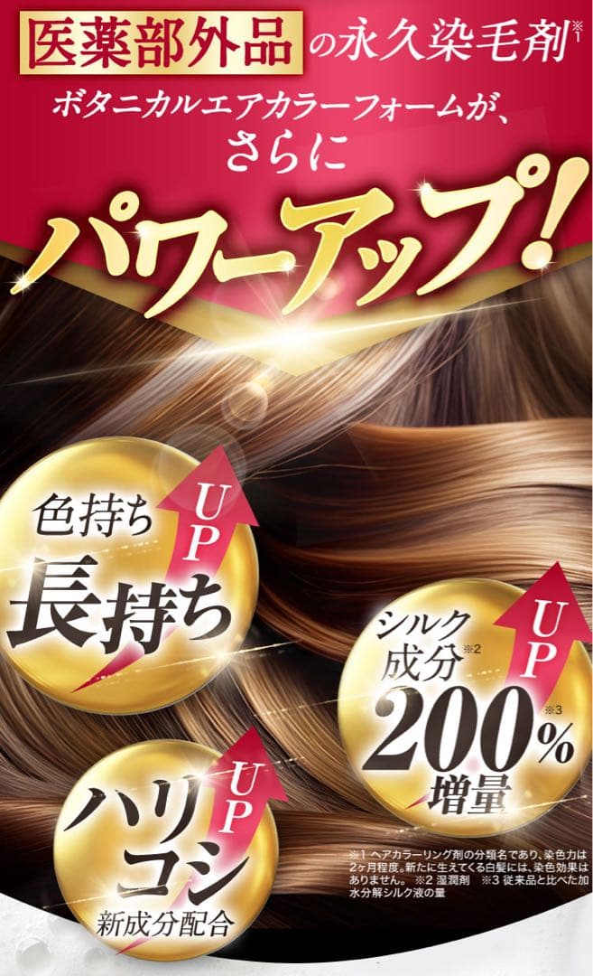 ヘアボーテ エクラ ボタニカルエアカラーフォームEX（ダークブラウン）