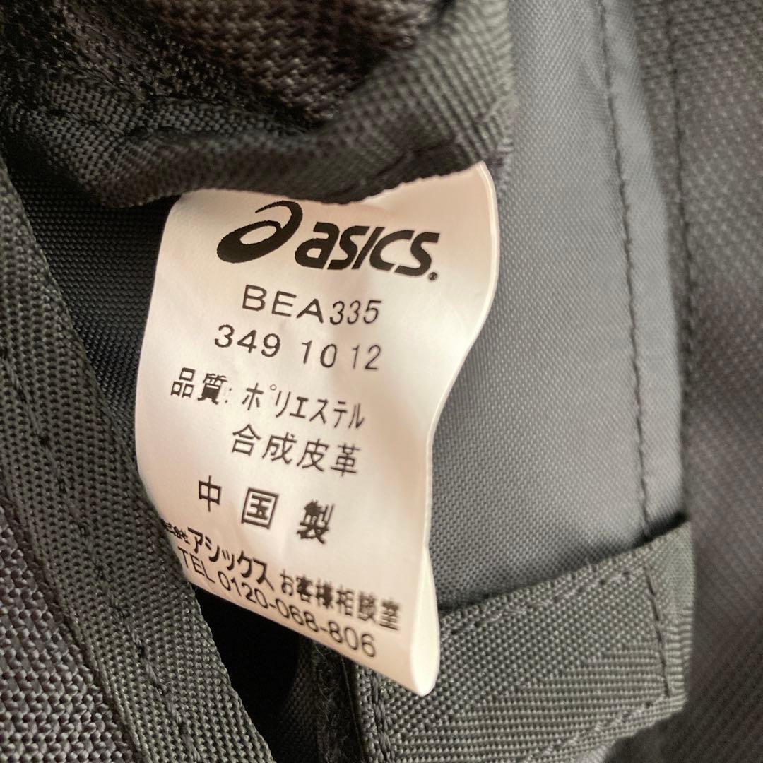 新品未使用 アシックス ブラックトートバック ブラック プリントロゴ