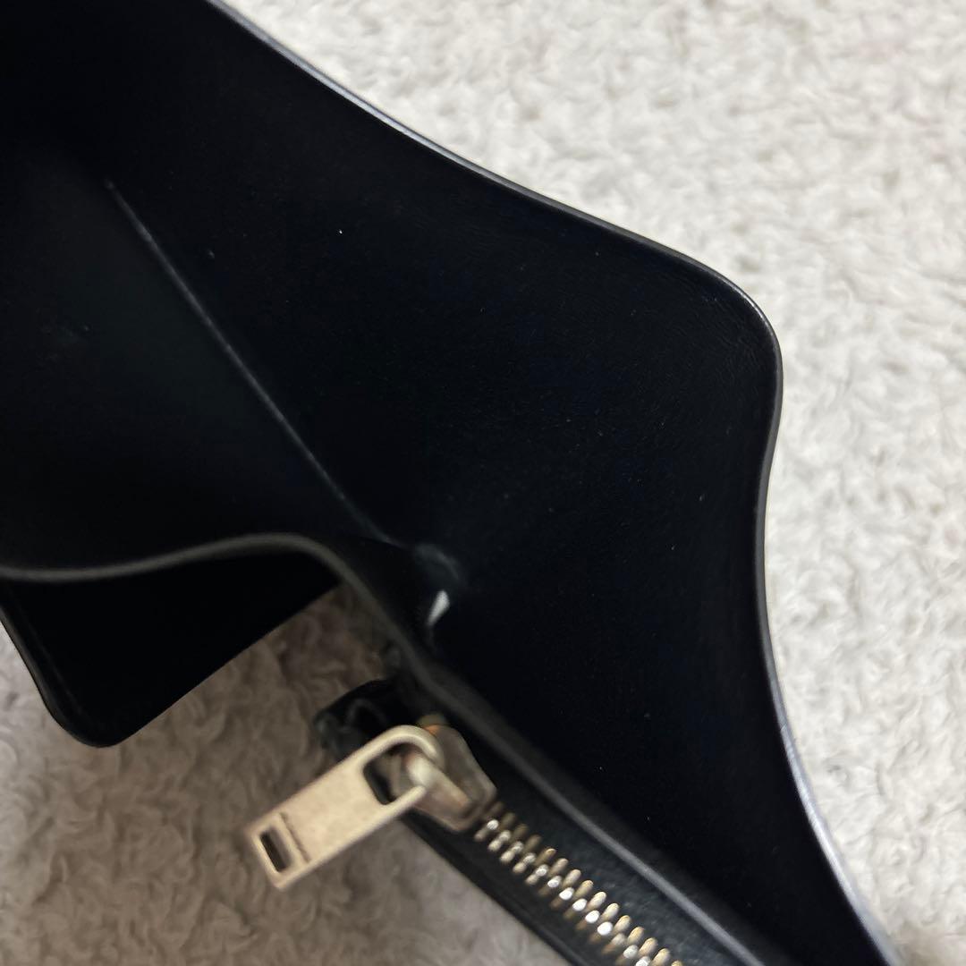 JIL SANDER ジルサンダー　ブラック 二つ折り財布