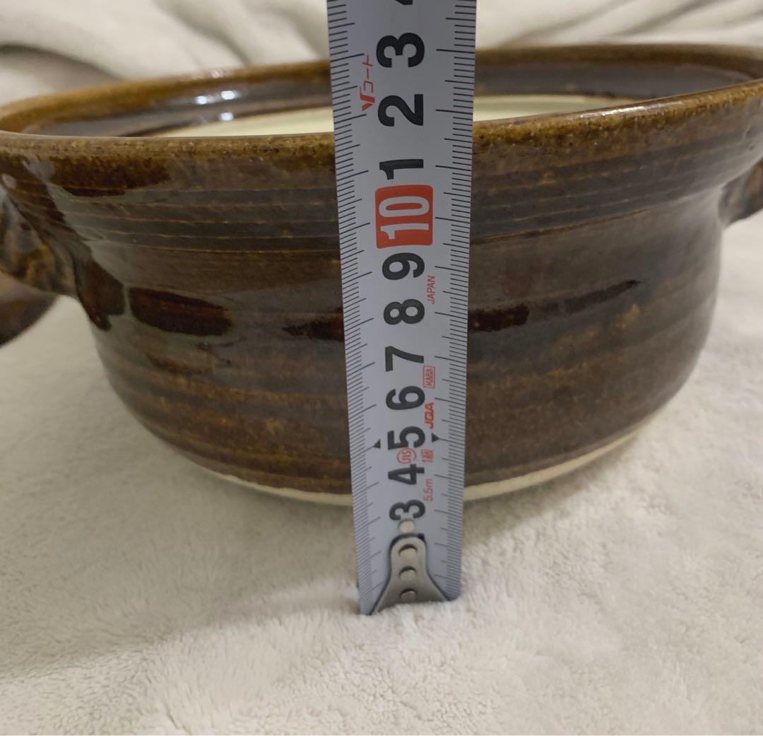 レア　新品萬古焼 炊飯鍋 ふっくらご飯鍋 二重蓋 土鍋 日本製