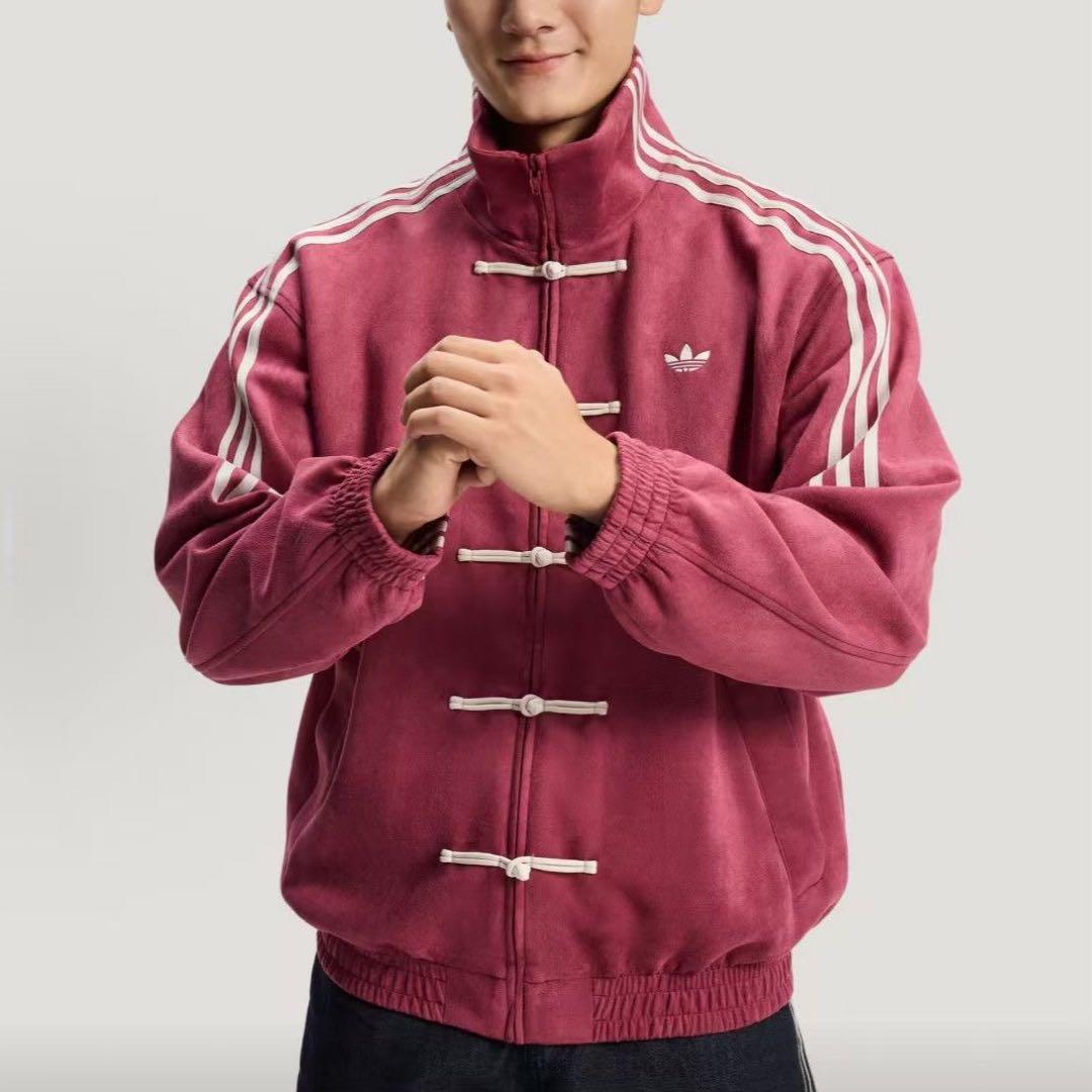 adidasアディダス 中国限定 蛇年トラックジャケット赤　Sサイズ