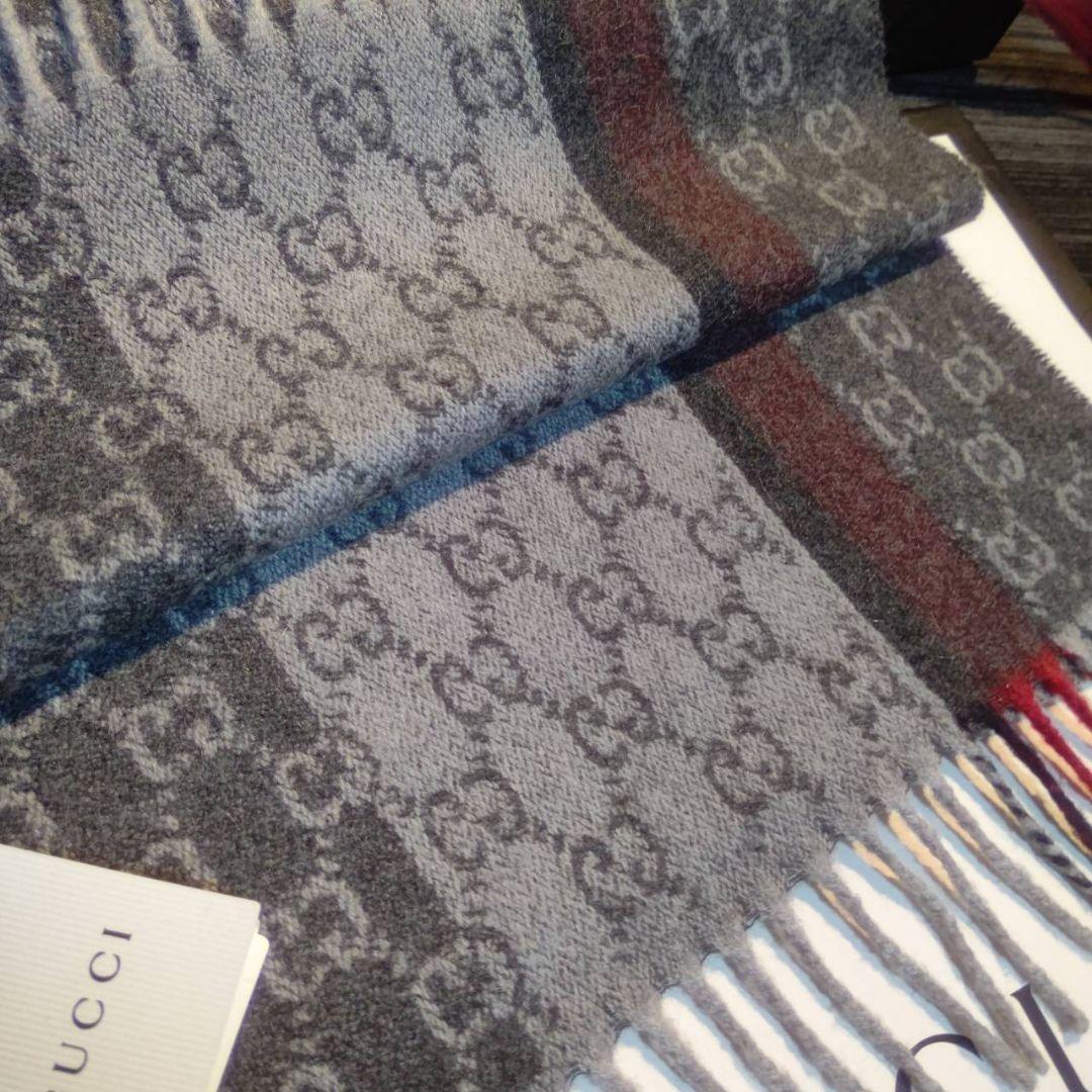 ❤美品箱付き❤GUCCI マフラー ショール スカーフ❤最高級カシミヤ❤