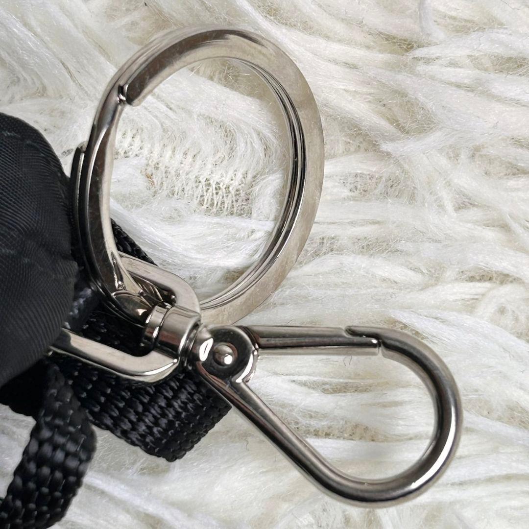 【極美品】PRADA リュック型 キーホルダー バッグチャーム 小物入れ 黒
