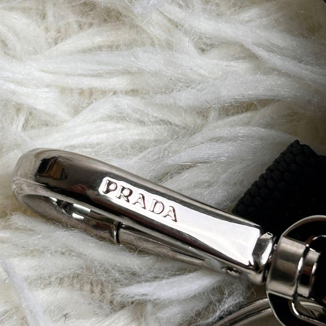 【極美品】PRADA リュック型 キーホルダー バッグチャーム 小物入れ 黒